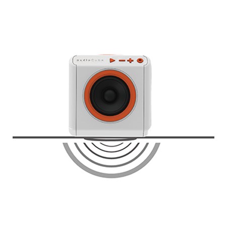 Bluetooth speaker AudioCube Portable White