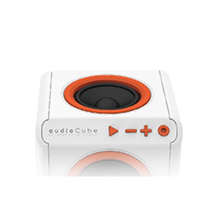 Bluetooth speaker AudioCube Portable White