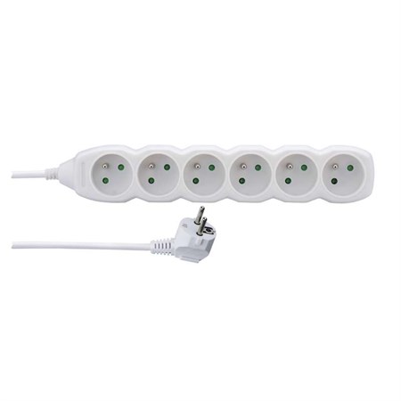 Current Extension cable 6 sockets  1,5m
