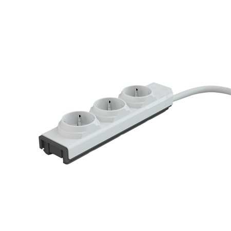 Extension Cable PowerStrip Modular 1m White