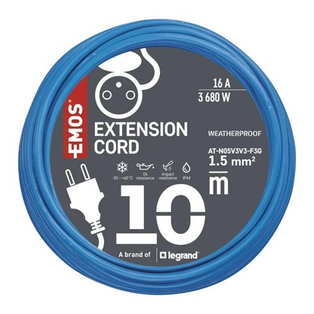 Extension cable 10m EMOS P01410W