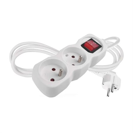 Extension cord 2 sockets 1.4m EMOS P12114 with switch
