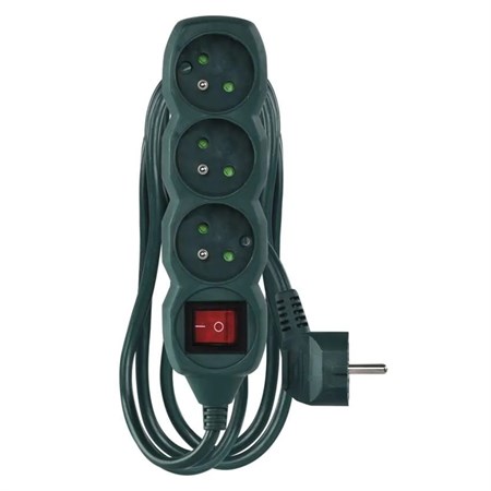 Extension lead 3 sockets 2m EMOS P1312RZ
