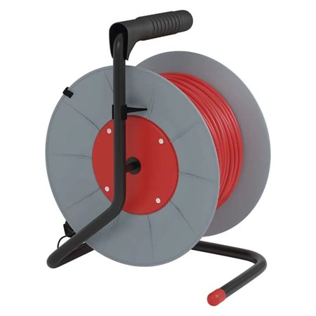 Extension cable on drum - 4 sockets 25m EMOS P194252