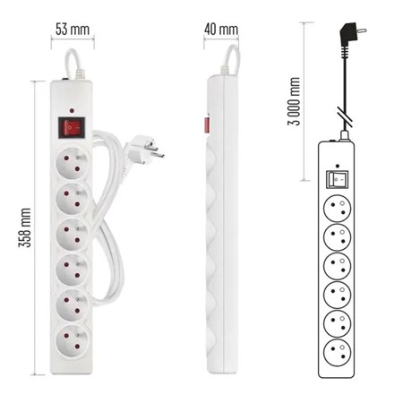 Surge protection EMOS P54016