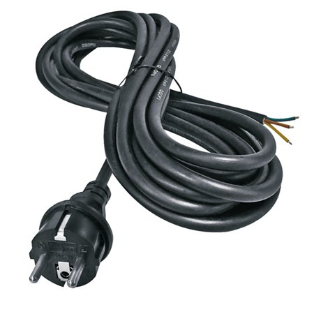 Power cord rubber 3x2,5mm2 3m black  GETI