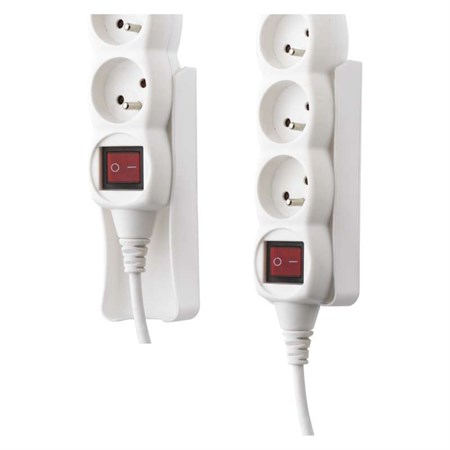 Extension cord holder for 3-4 EMOS P0003C sockets