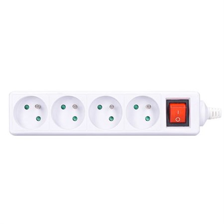 Socket SOLIGHT PZ14 4 sockets with switch