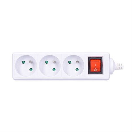 Socket SOLIGHT PZ12 3 sockets with switch