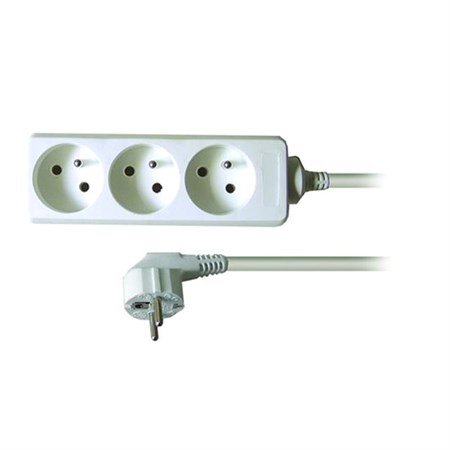 Extension cable 3 sockets 10m SOLIGHT PP06