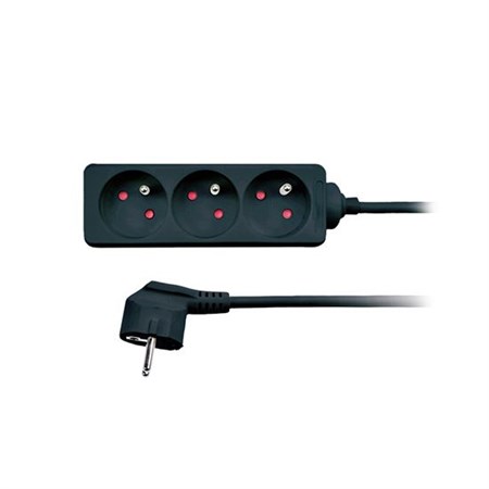 Extension cable 3 sockets 2m SOLIGHT PP08