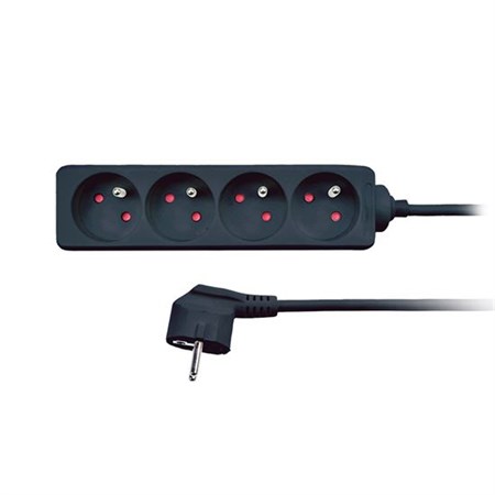 Extension cable 4 sockets 3m SOLIGHT PP28