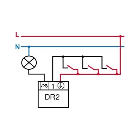 Dotykový regulátor osvětlení ELEKTROBOCK DR2-SD s možností dálkového ovládání