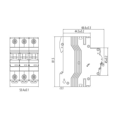 Circuit breaker OMU 25A B 6kA OMB06325B