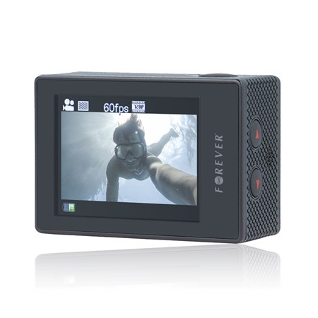 Kamera akční Full HD 1080p, LCD 2'', WiFi, voděodolná 30m FOREVER SC-300 + dálkový ovladač