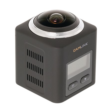 Kamera akční Ultra HD 2K, WiFi, 360°, voděodolná 30m CAMLINK CL-AC360