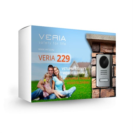 Videophone VERIA 7077B white + VERIA 229