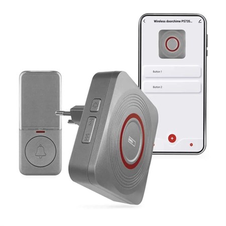 GoSmart Wireless Doorbell P5735SS for socket with WiFi