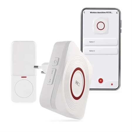 GoSmart Wireless Doorbell P5735WS for socket with WiFi