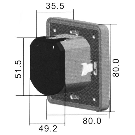 PIR sensor (motion sensor) wall type LXS-21UP + microfon