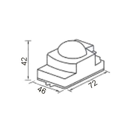 Mikrovlnný senzor (pohybové čidlo) ST701D