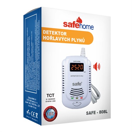 Detektor hořlavých plynů SAFE 808L