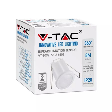 PIR sensor V-TAC VT-8092-W