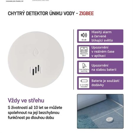 GoSmart water leak detector EMOS P56000S ZigBee