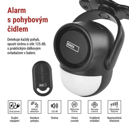 Alarm with motion sensor EMOS EM-125L PROTECTOR