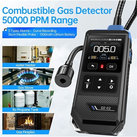 Flammable gas detector FNIRSI GD-02