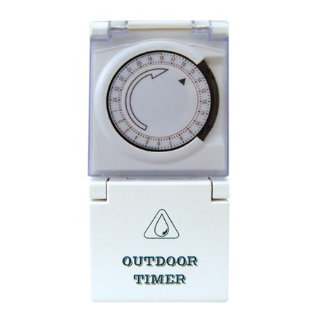 Mechanical timer 24hour outdoor french socket
