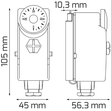 Thermostat SALUS AT10 wireless