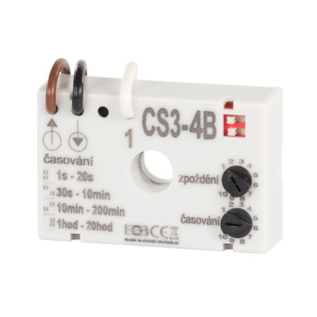 Timer ELEKTROBOCK CS3-4B for fans with delay without zero wire