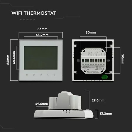 Termostat V-TAC VT-5888 WiFi
