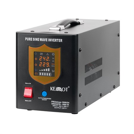 Backup power supply KEMOT PROsinus-1500/24 1050W 24V Black