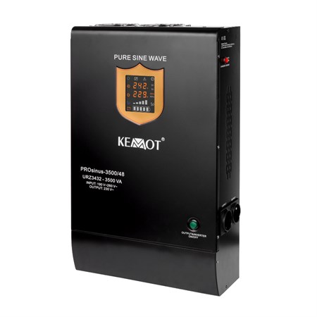 Backup power supply KEMOT PROsinus-3500/48 2400W 48V Black wall