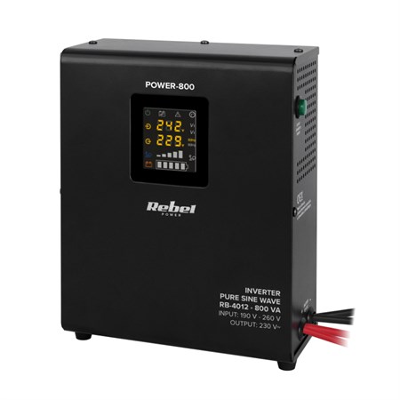 Power supply REBEL POWER-800 12/230V 800VA 500W wall mounted