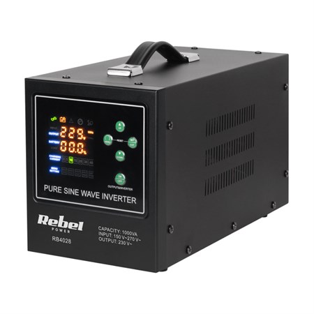 Power supply REBEL POWER-1000-LFP4 12V 230V 1000VA 700W Black