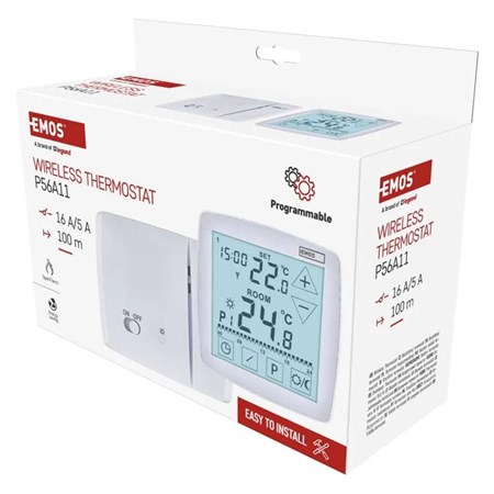 EMOS P56A11 programmable wireless thermostat OpenTherm