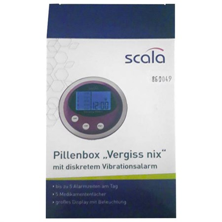 Zásobník na léky SCALA s měřením pulzu vč. alarmu