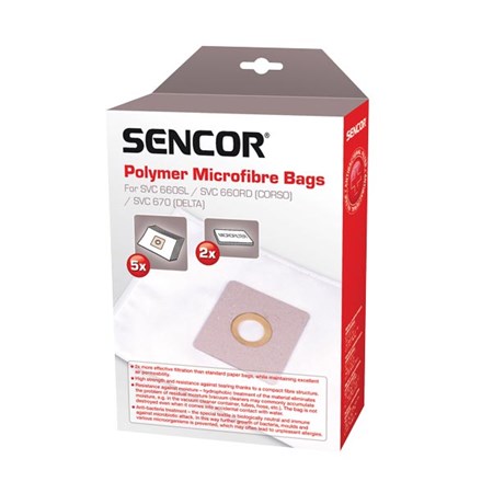 Vacuum cleaner bags SENCOR SVC 660/670 Micro