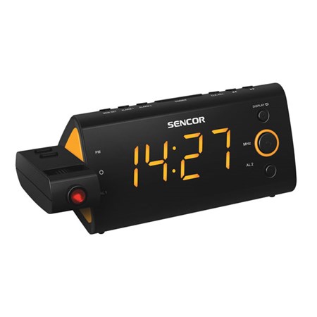 Radio alarm clock SENCOR SRC 330 OR Orange projection