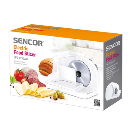Electric food slicer SENCOR SFS-1000WH White