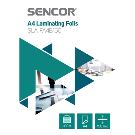 Laminating foil SENCOR SLA FA4B150 A4 150mic 100pcs