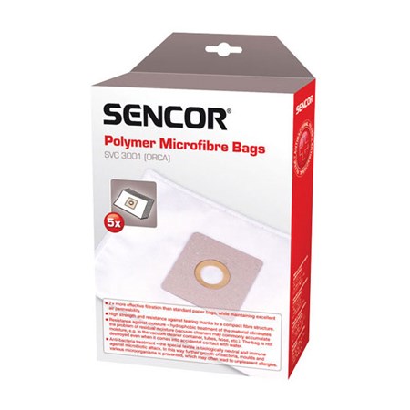 Vacuum cleaner bags SENCOR SVC-3001