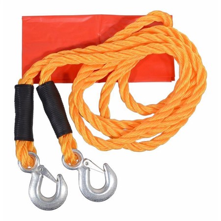 Tow rope 3000kg with carabiners COMPASS 01232