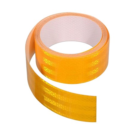 Reflective tape self-adhesive 5m x 5cm yellow COMPASS 01541
