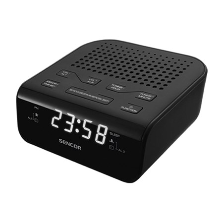 Radio alarm clock SENCOR SRC 136 B Black
