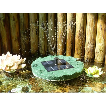 TIPA Solar floating island with a fountain SP01