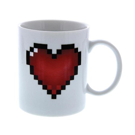Hrnek pixelový Srdce